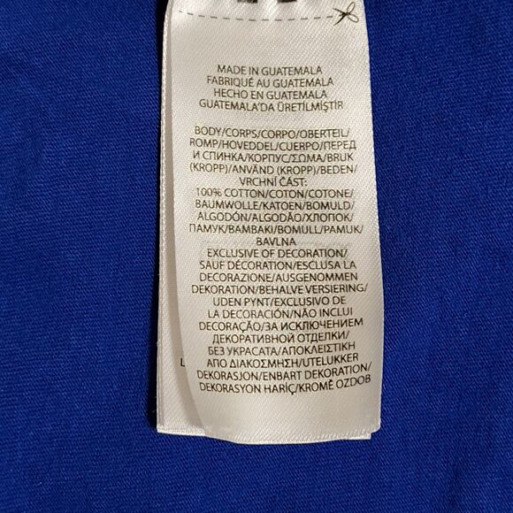 Authentic Vintage Polo Ralph Lauren Team USA Jersey T-Shirt Blue Flag Olympic MD - Picture 11 of 13